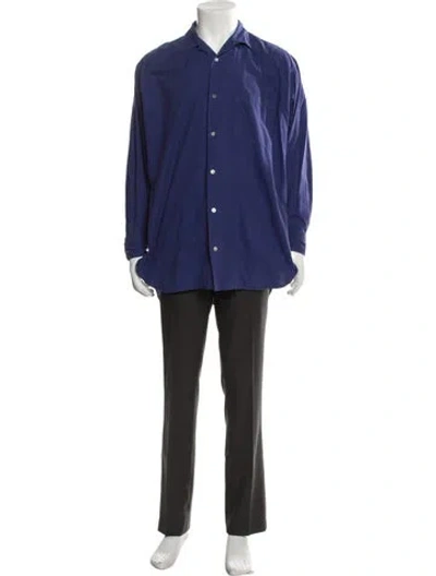 Pre-owned Y's Vintage 1986 Shirt In Blue