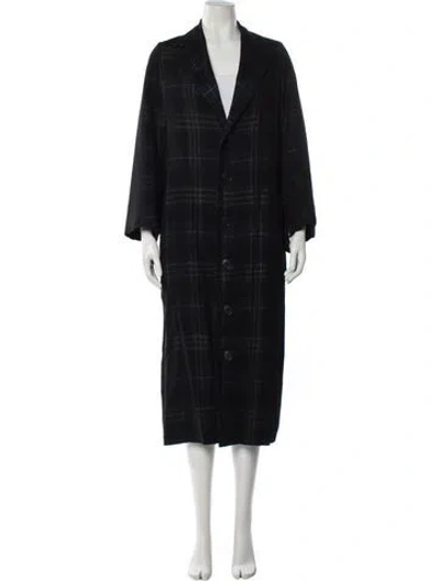 Pre-owned Y's Vintage 1996 Coat In Black