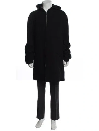 Pre-owned Y's Vintage 1998 Overcoat In Black