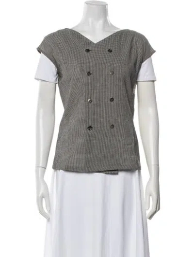 Pre-owned Y's Vintage 1998 Top In Grey