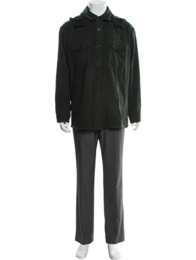 Pre-owned Y's Vintage 2000's Parka In Green