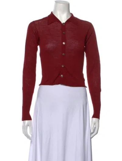 Pre-owned Y's Vintage 2000's Sweater In Red