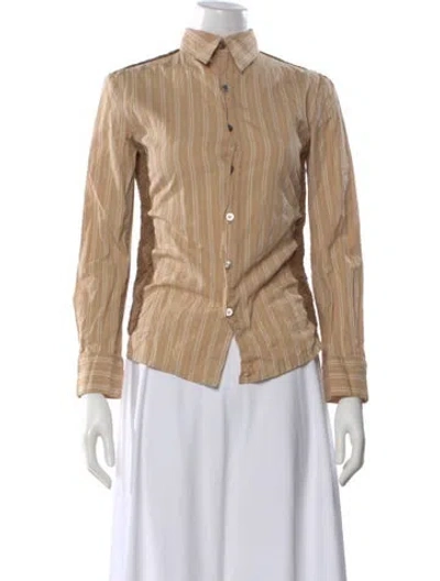Pre-owned Y's Vintage 2000's Top In Neutral