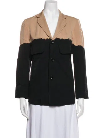 Pre-owned Y's Vintage 2003 Blazer In Black/neutrals