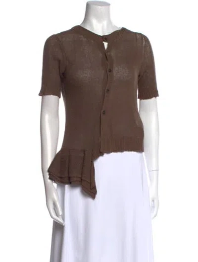 Pre-owned Y's Vintage 2003 Sweater In Brown