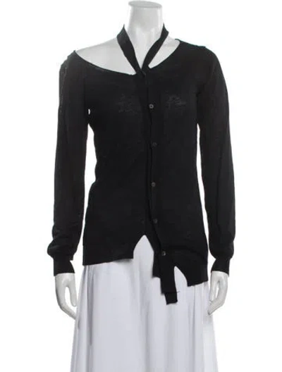 Pre-owned Y's Vintage 2007 Sweater In Black