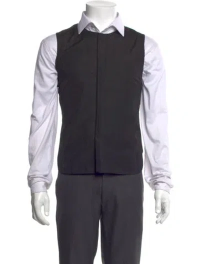 Pre-owned Y's Vintage 2009 Suit Vest In Black