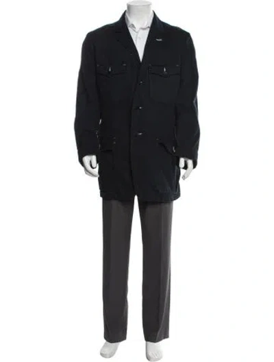 Pre-owned Y's Vintage 2009 Utility Jacket In Blue