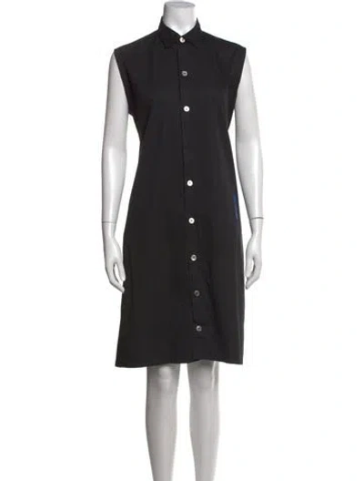 Pre-owned Y's Vintage Knee-length Dress In Black