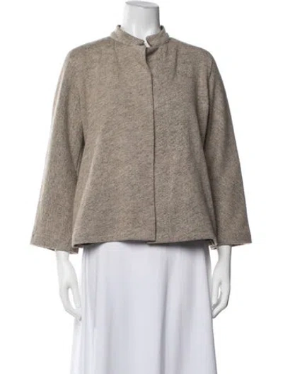 Pre-owned Y's Vintage Late 1990's - Early 2000's Jacket In Neutrals