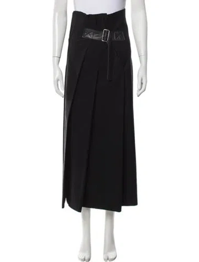Pre-owned Y's Vintage Long Skirt In Black