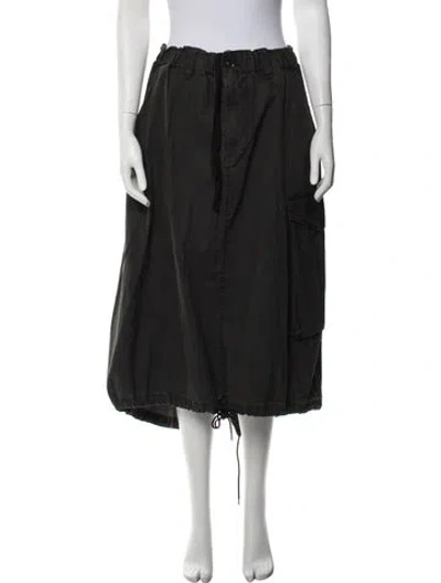 Pre-owned Y's Vintage Long Skirt In Green