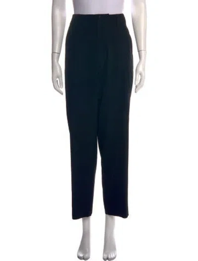Pre-owned Y's Vintage Straight Leg Pants In Black