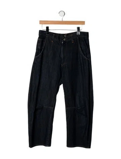 Pre-owned Y's Vintage Wide Leg Jeans In Blue