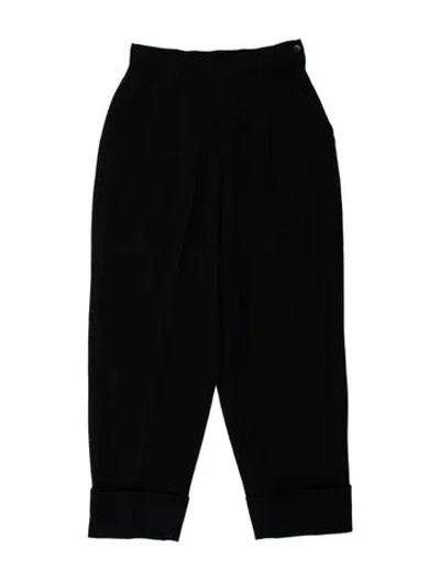 Pre-owned Y's Vintage Wide Leg Pants In Black
