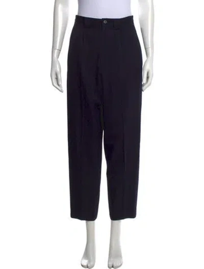 Pre-owned Y's Vintage Wide Leg Pants In Black