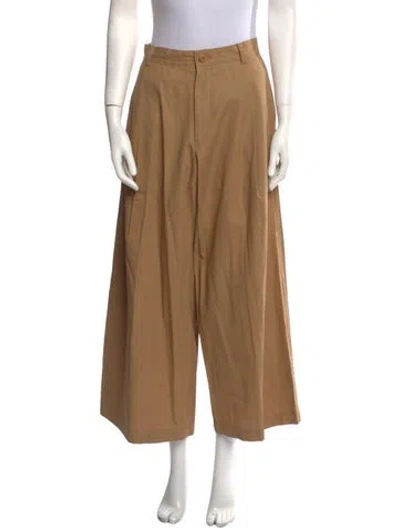 Pre-owned Y's Vintage Wide Leg Pants In Neutral