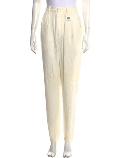 Pre-owned Y's Vintage Wide Leg Pants In Neutrals