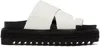 Y's White Thong Sandals In 1 White