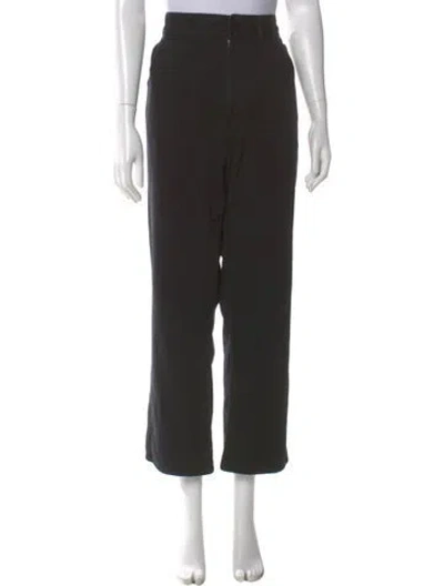 Pre-owned Y's Wide Leg Pants In Black