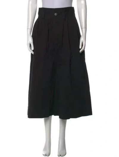 Pre-owned Y's Wide Leg Pants In Black