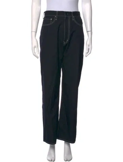 Pre-owned Y's Wide Leg Pants In Black