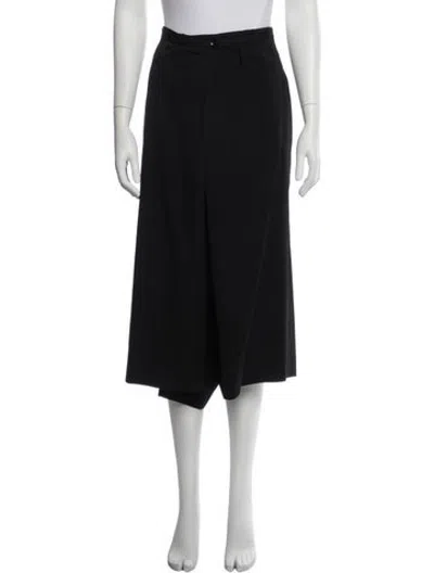 Pre-owned Y's Wide Leg Pants In Black