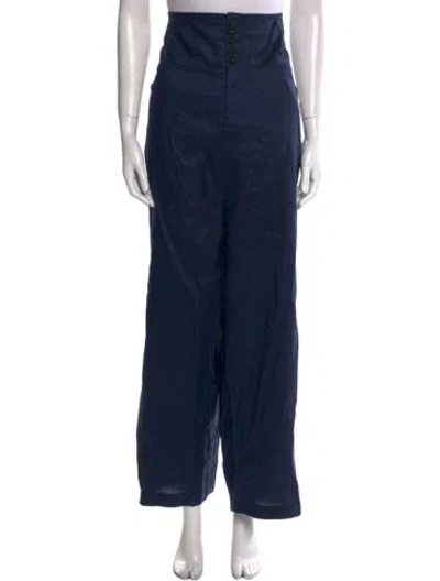 Pre-owned Y's Wide Leg Pants In Blue