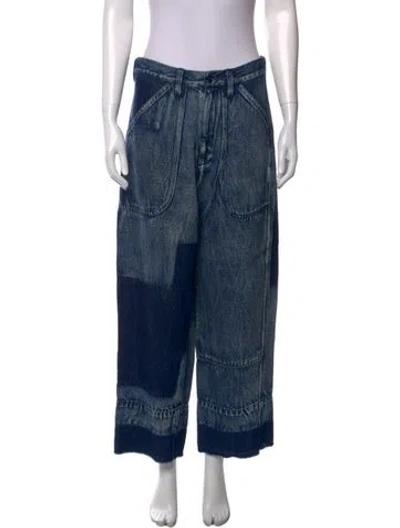 Pre-owned Y's Wide Leg Pants In Blue