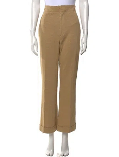 Pre-owned Y's Wide Leg Pants In Brown