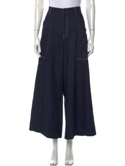 Pre-owned Y's Wide Leg Pants In Green