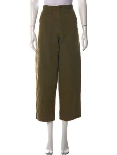 Pre-owned Y's Wide Leg Pants In Green