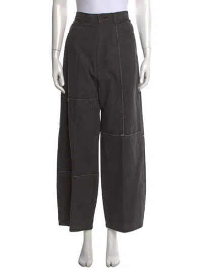 Pre-owned Y's Wide Leg Pants W/ Tags In Grey