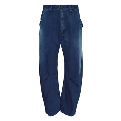 Y's Gusseted Wide-leg Jeans In Multi