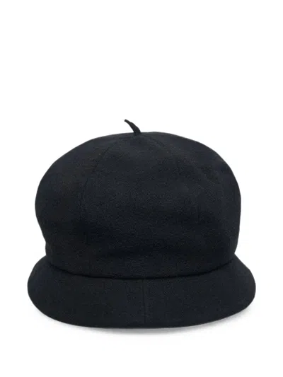 Y's Wool Beret Hat In Blue