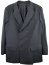 Y's Wool Blazer In Black