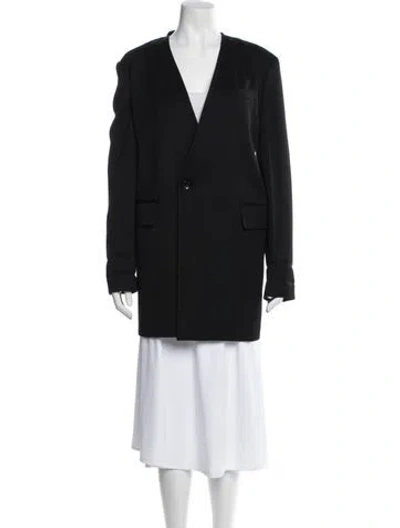Pre-owned Y's Wool Blazer In Black
