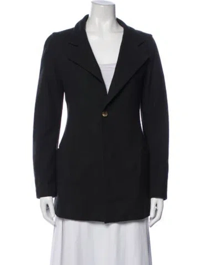 Pre-owned Y's Wool Blazer In Black
