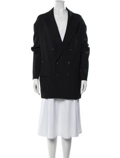 Pre-owned Y's Wool Blazer In Black