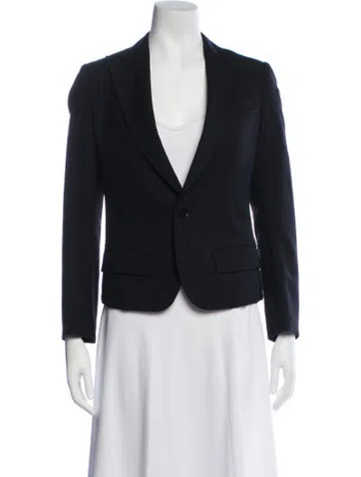 Pre-owned Y's Wool Blazer In Black