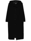 Y's Wool Coat In Black