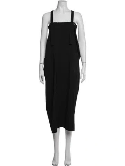 Pre-owned Y's Wool Long Skirt In Black