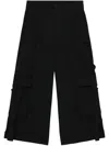 Y's Wool Trousers In Black