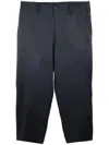 Y's Wool Trousers In Schwarz