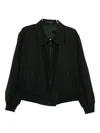 Y's X 120% Lino Linen Jacket In Black