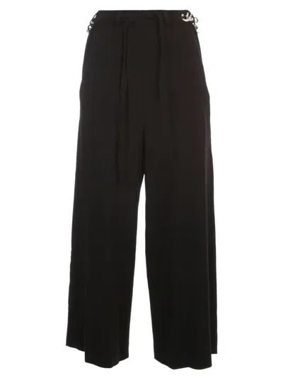 Y's A Chain String Pants In Black