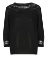Y's Cotton Sweater In Black