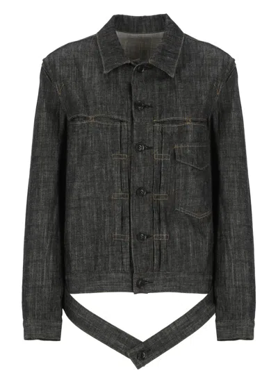 Y'S Y'S BLACK Y'S DENIM JACKET