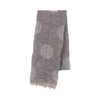 Pre-owned Y's Dot Gather Scarf 'beige' | Tan | Women's Size 2 In Brown