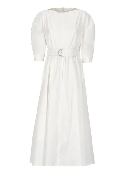 Y's Cotton Dress In White